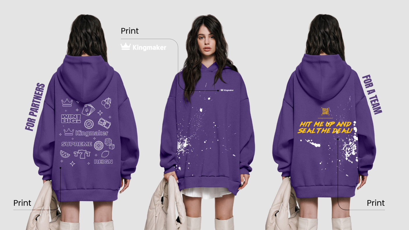 Customized hoodies as event gifts by Swag42