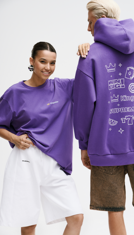 Violet branded hoodies