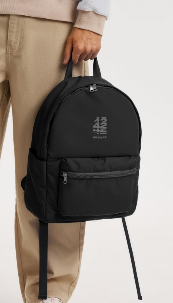 Branded backpack