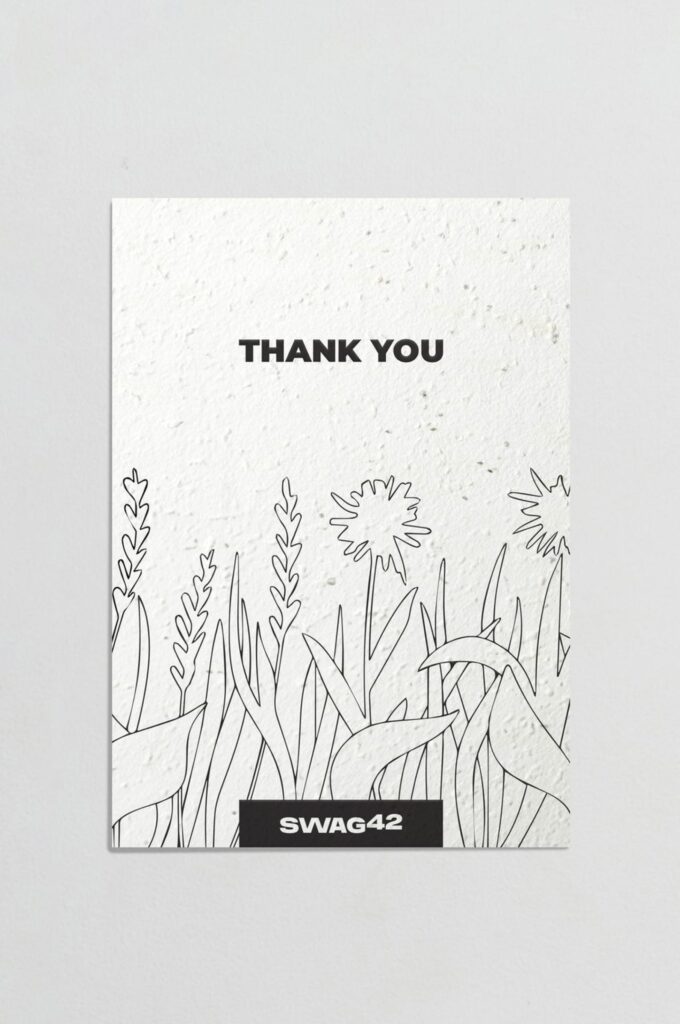 Custom eco-friendly card