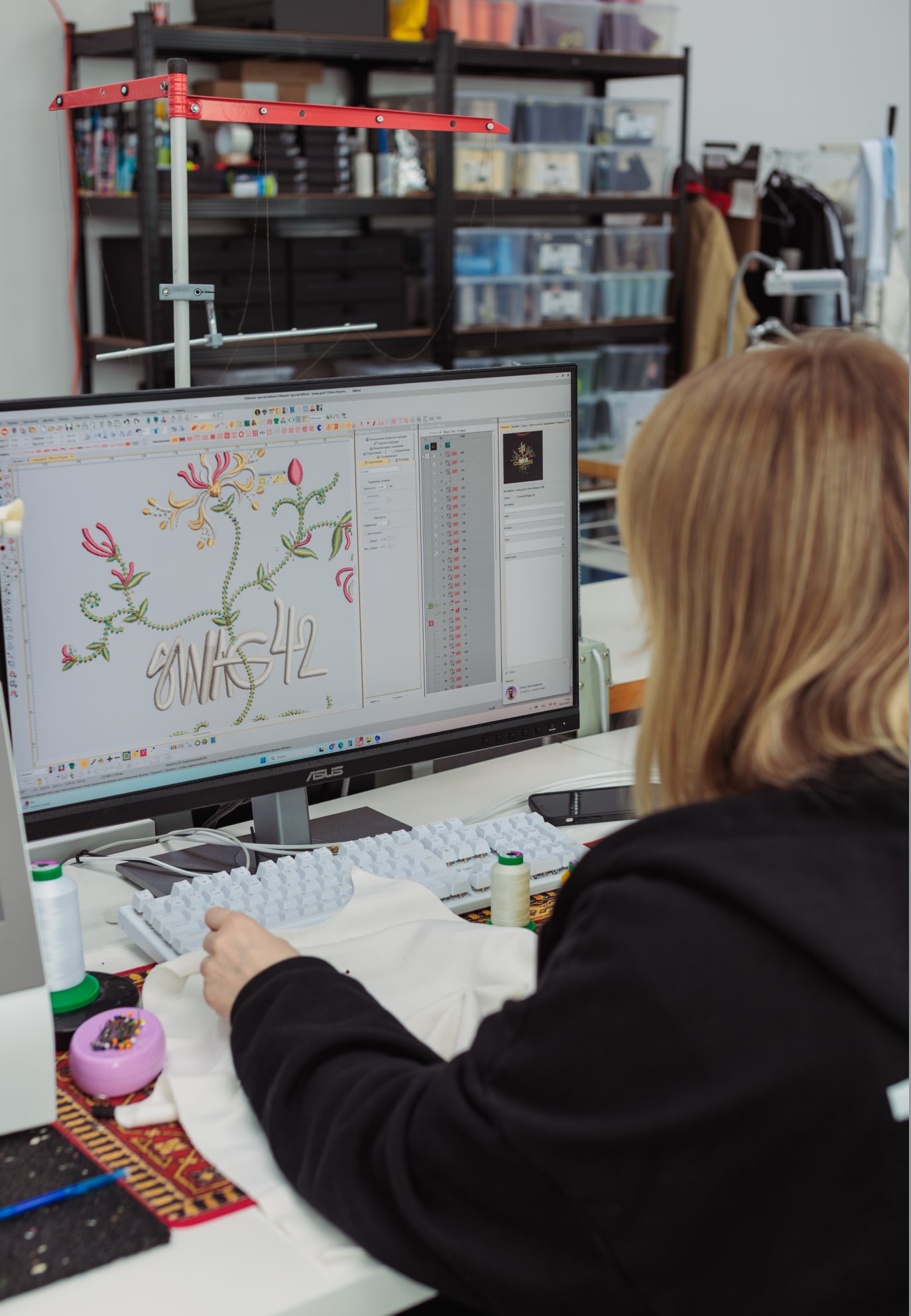 Embroidery development