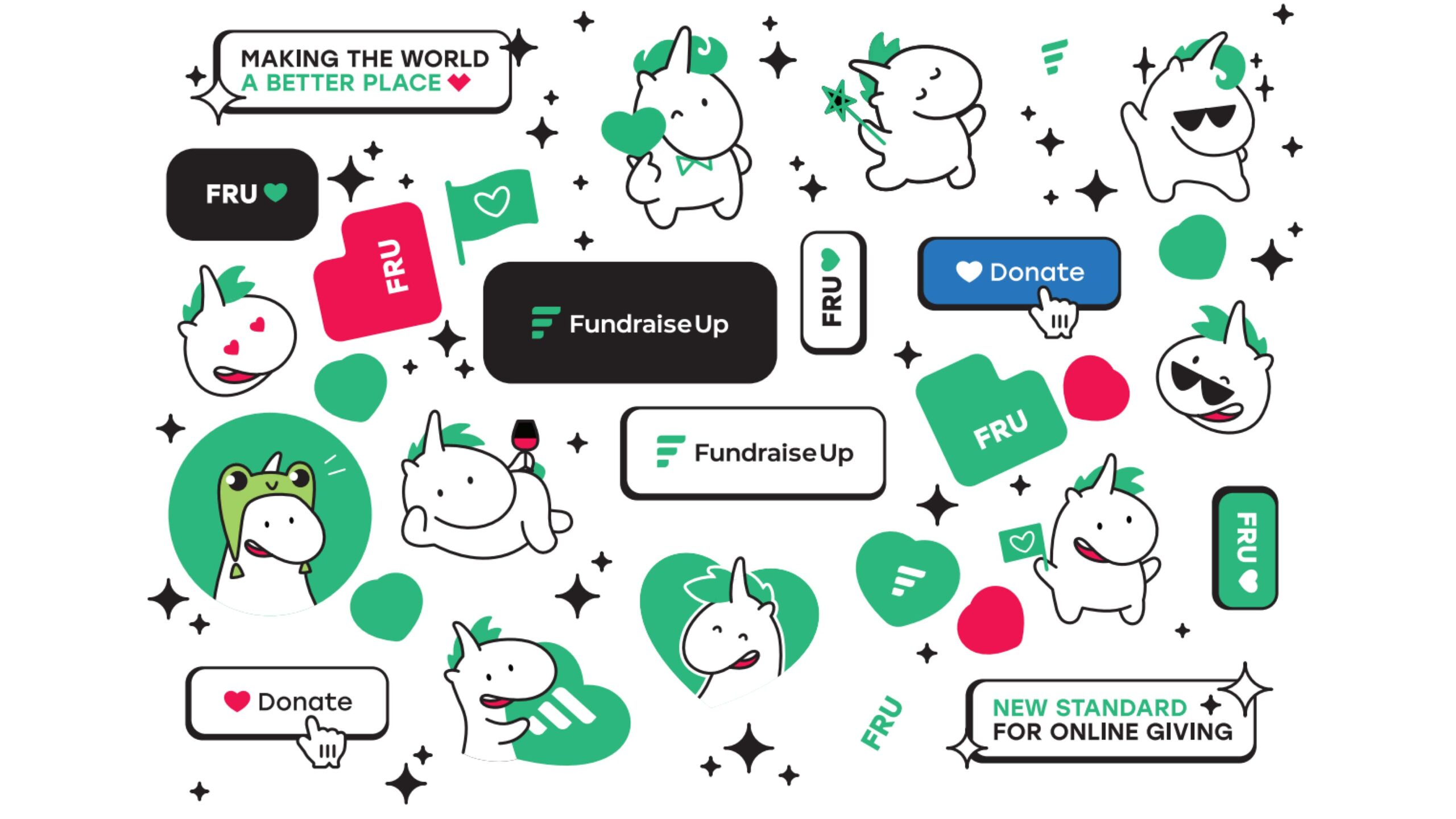 Custom stickerpack swag as holiday gifts for employees