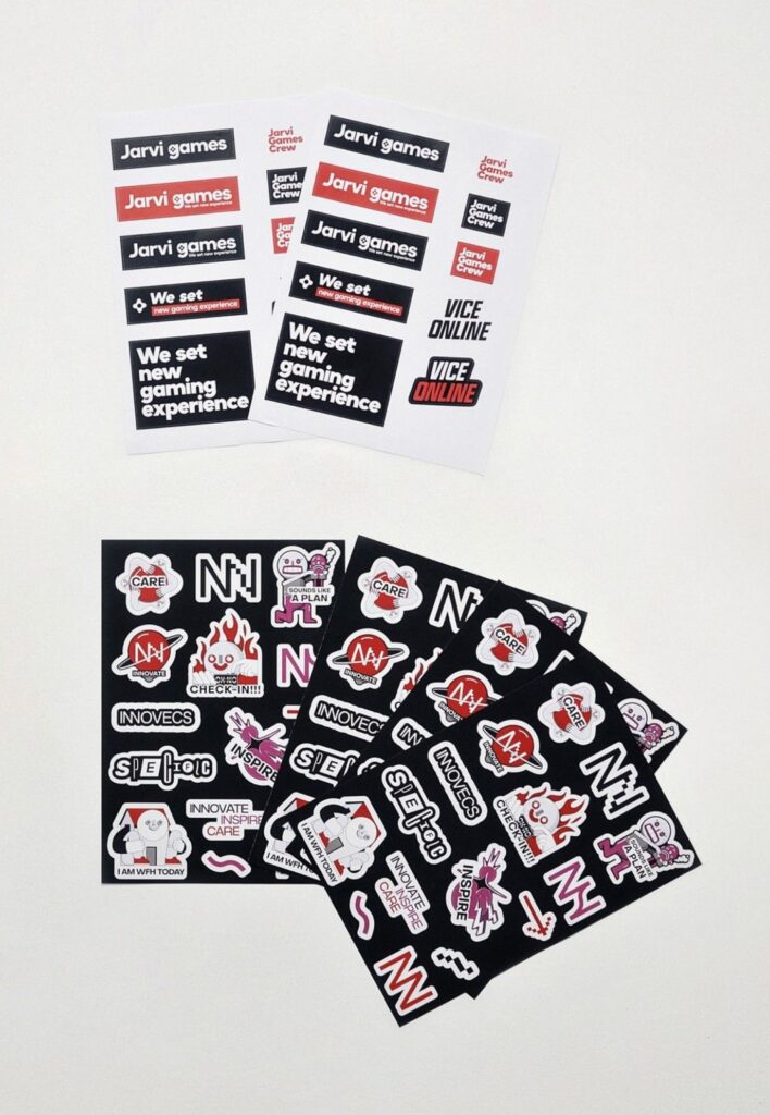 Branded stickers
