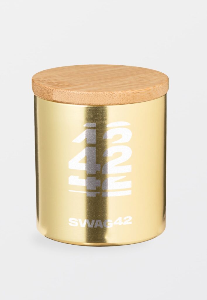 Branded aroma candle
