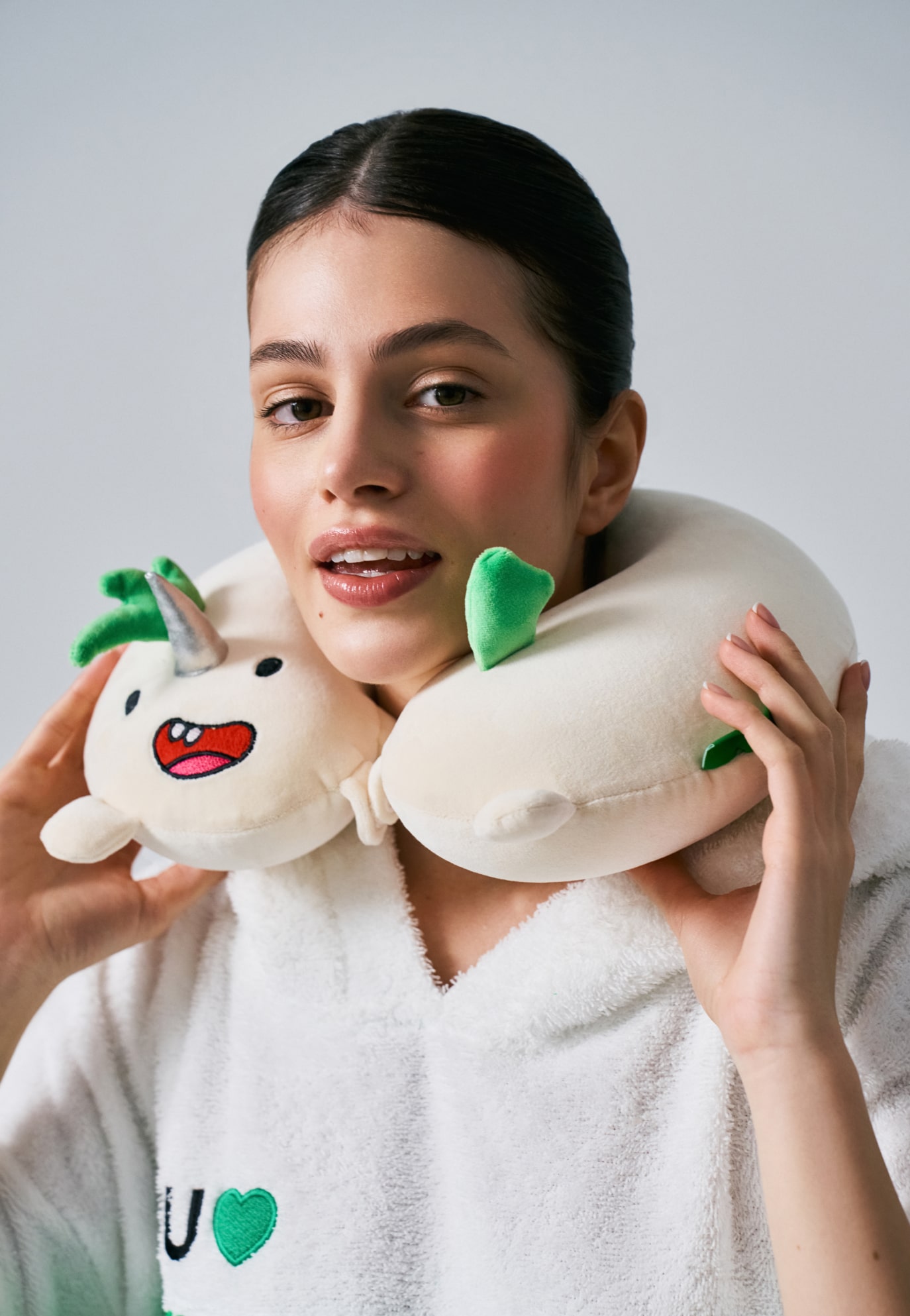 Custom travel pillow for holiday gifts for employees