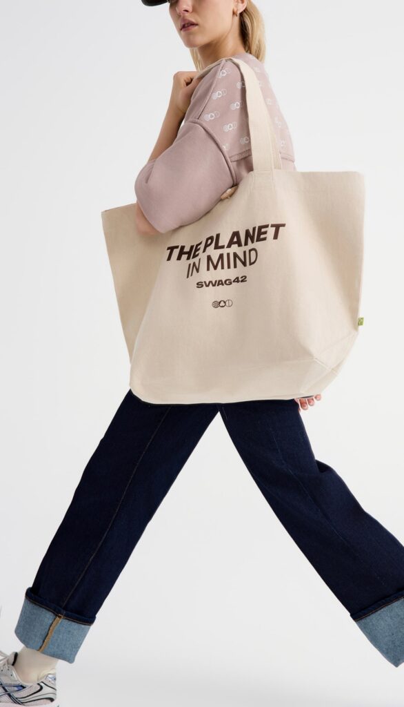 Branded tote bag