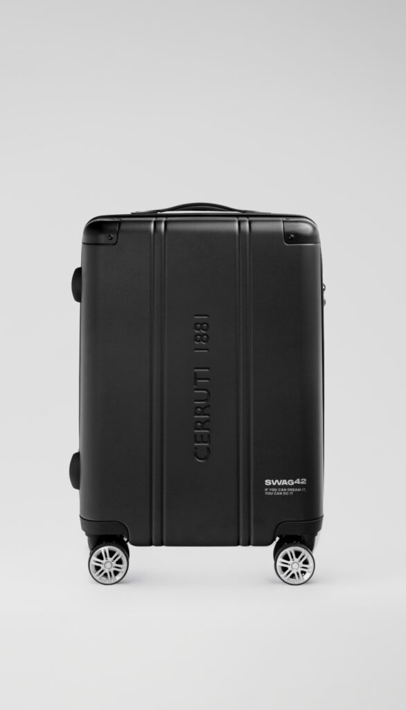 Branded suitcase