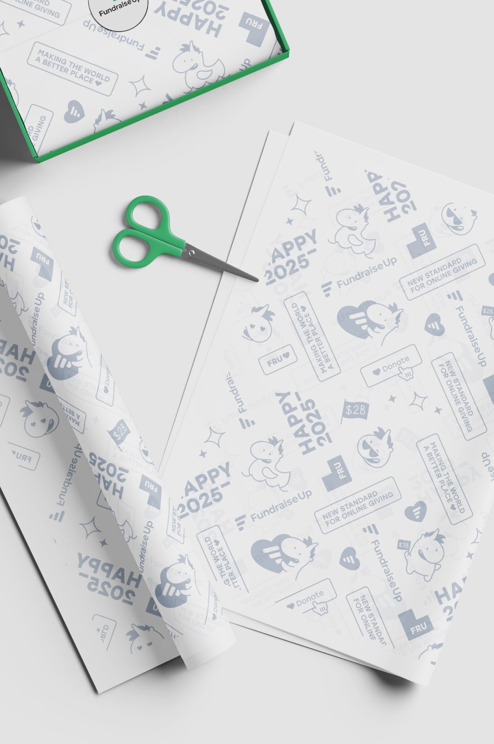 Custom-designed tissue paper for packaging