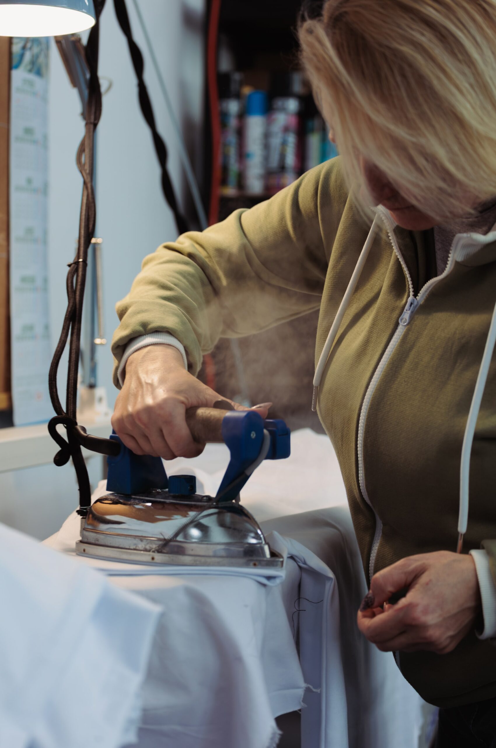 Ironing at Swag42 production
