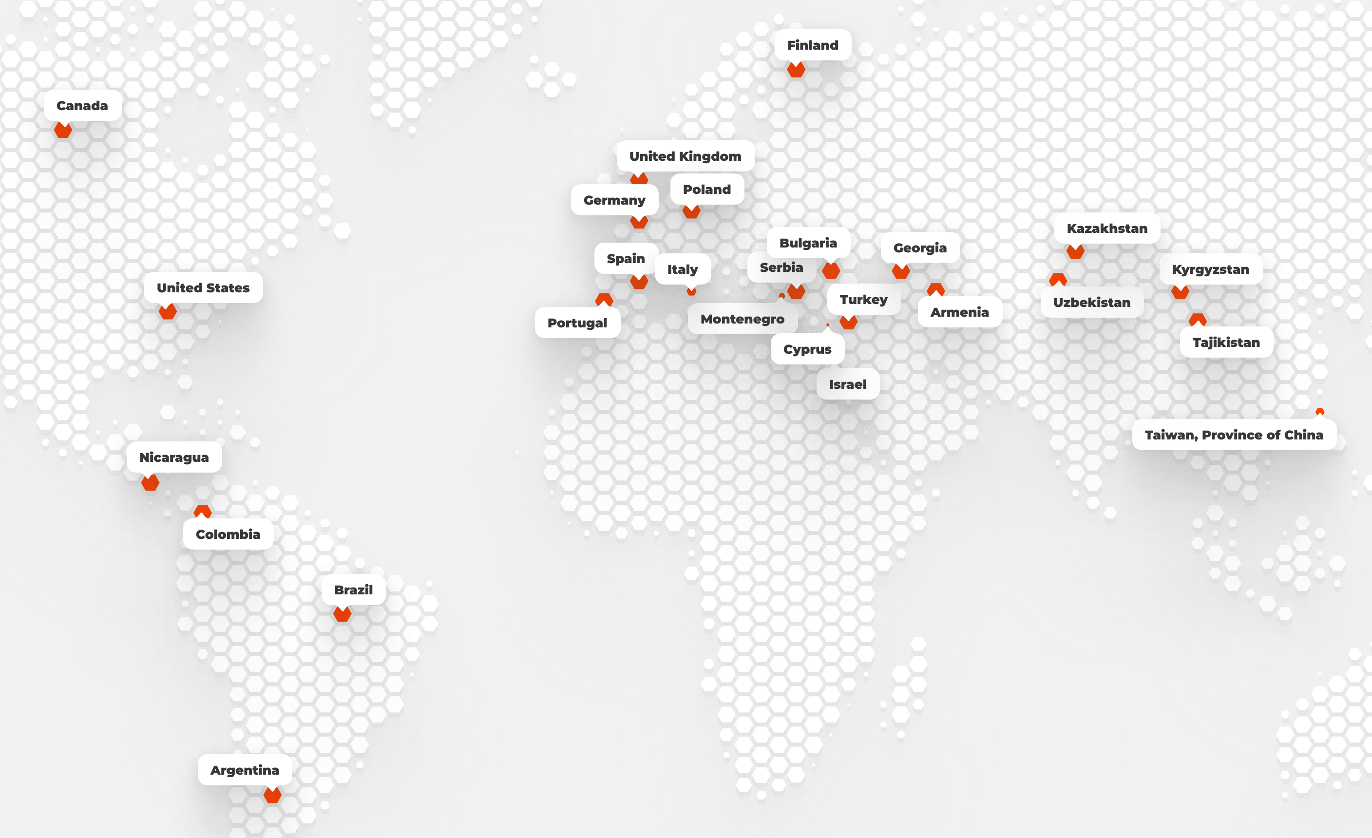 Swag delivery map