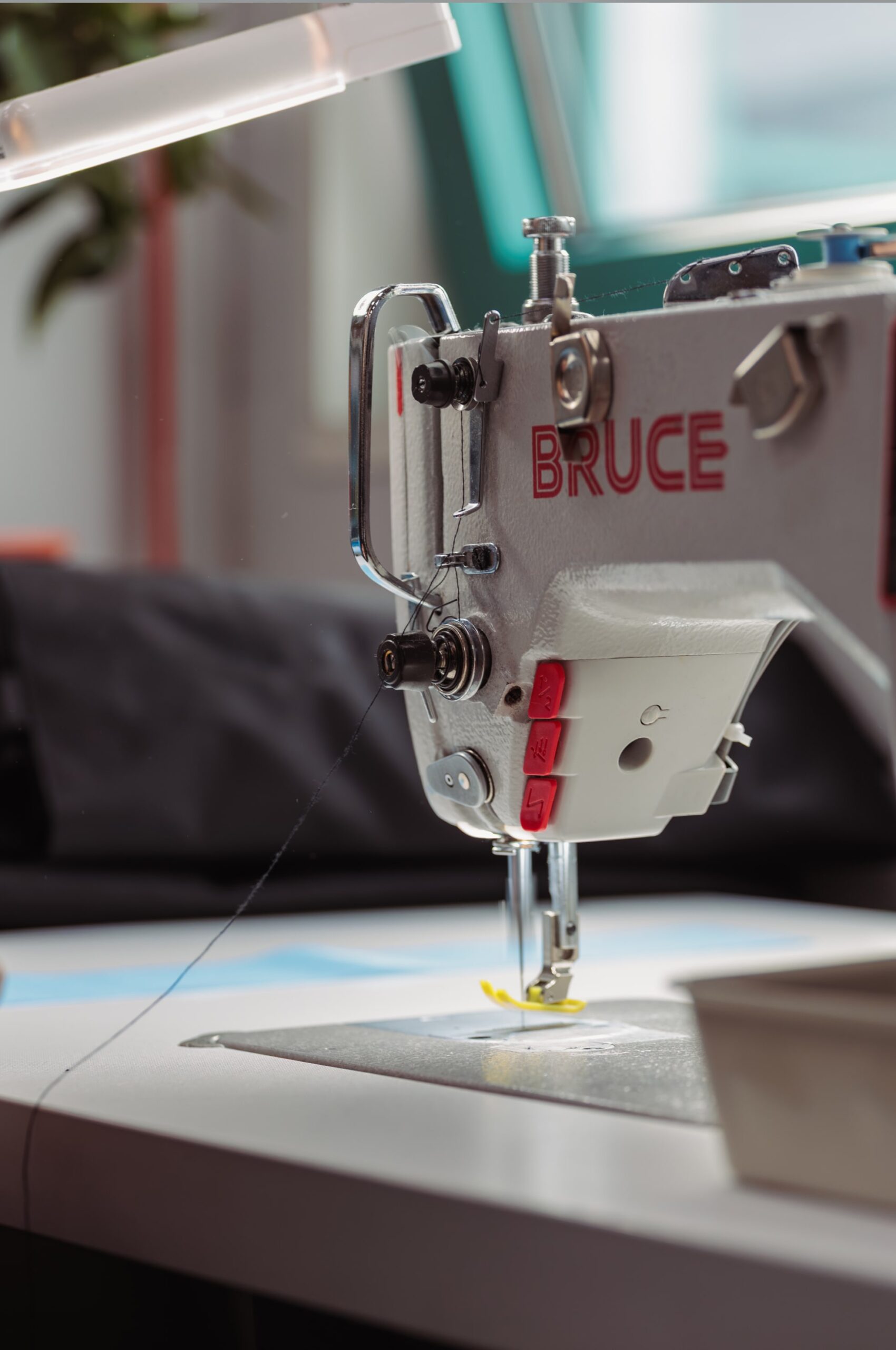 Sewing machine for merch production