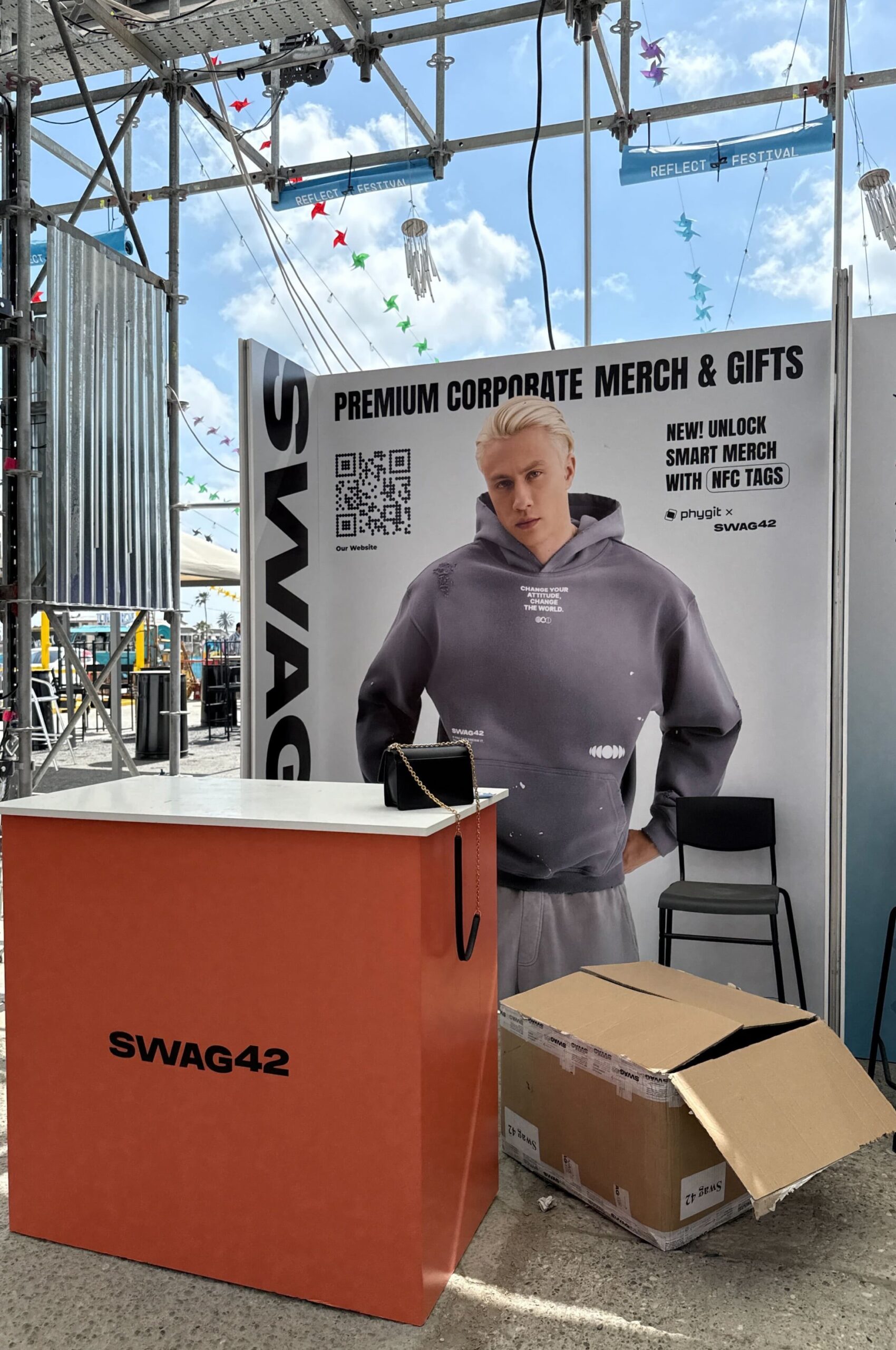 Booth preparation