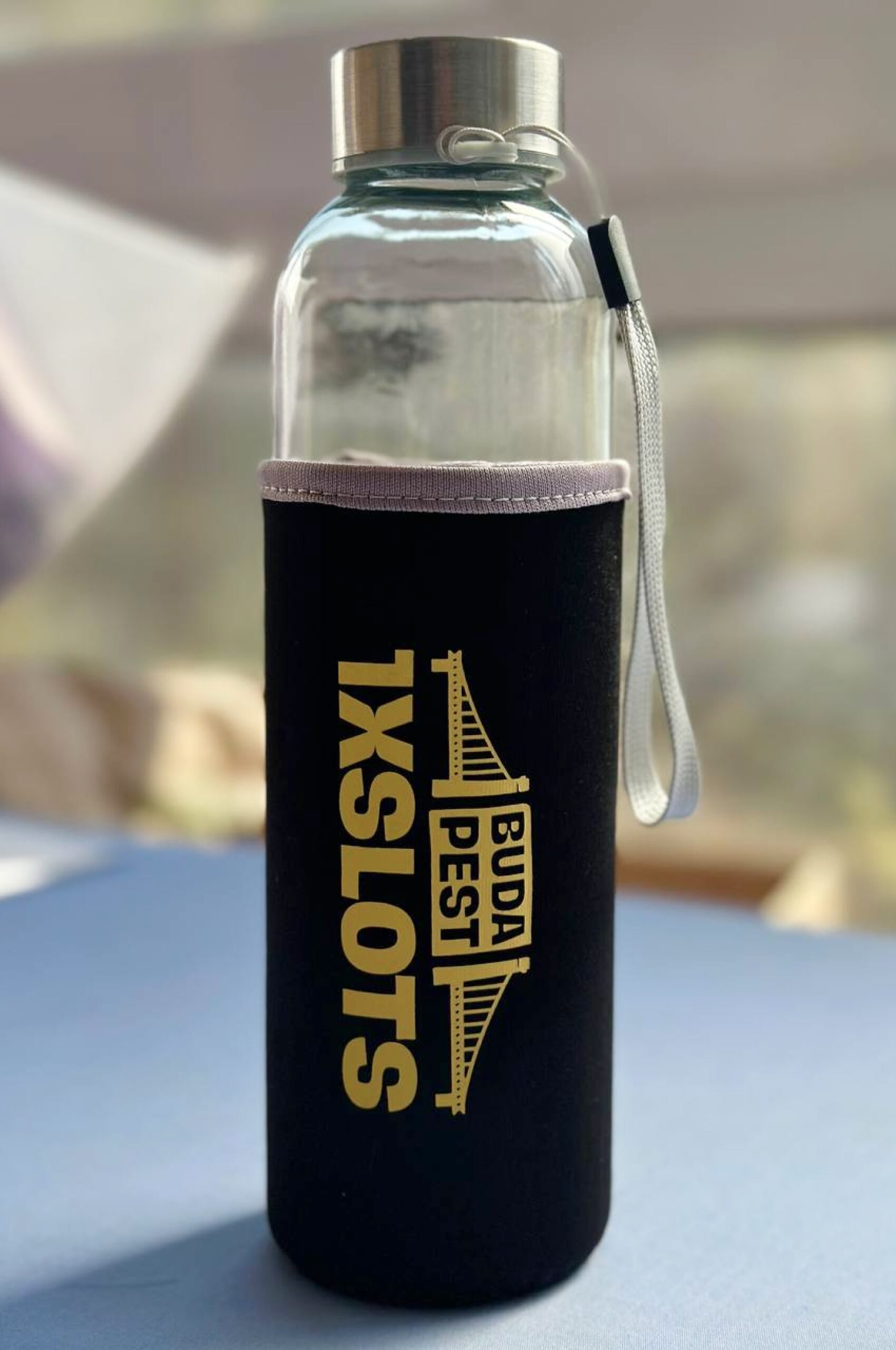 Glass bottle event gift