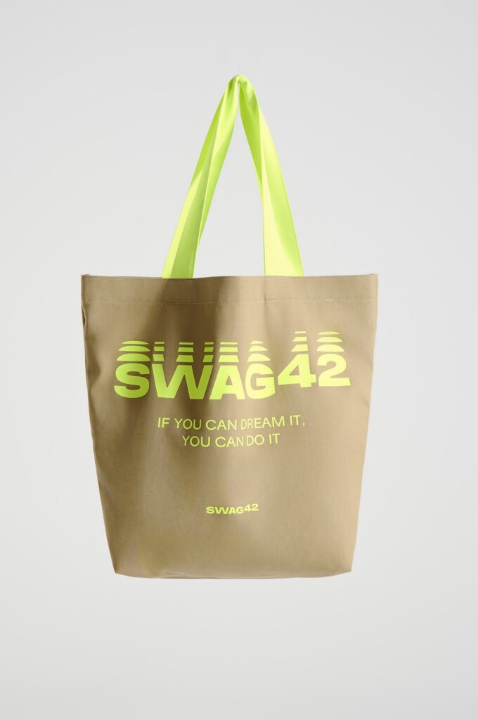 Branded tote bag