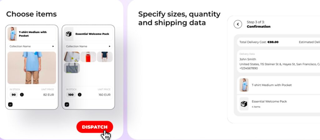 Swag42 Platform dashboard
