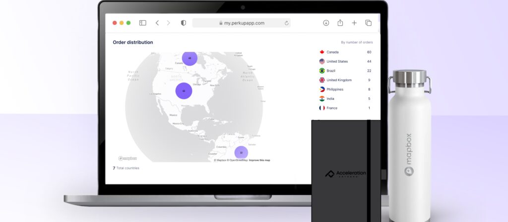 PerkUP platform screen