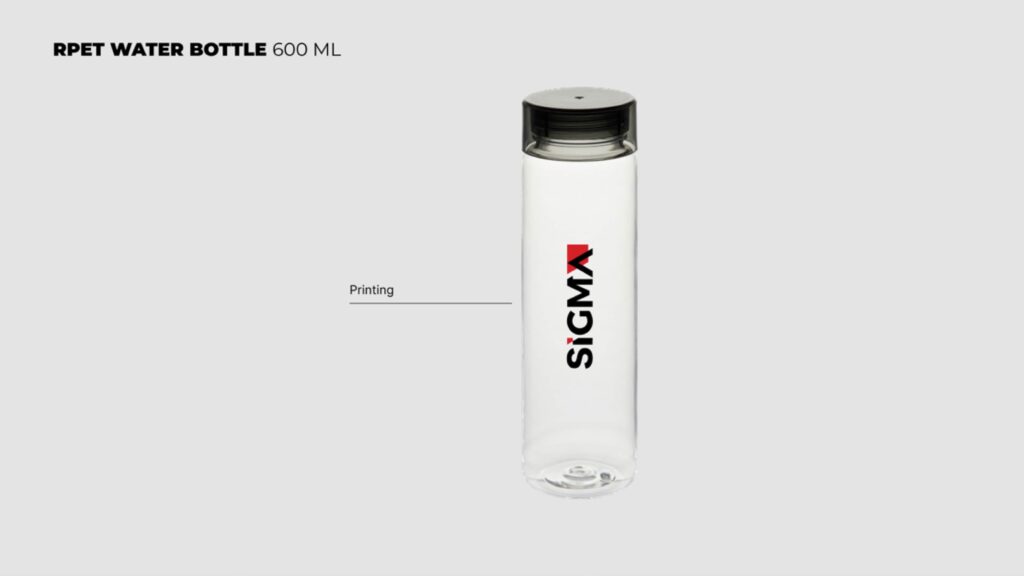 Branded water bottle