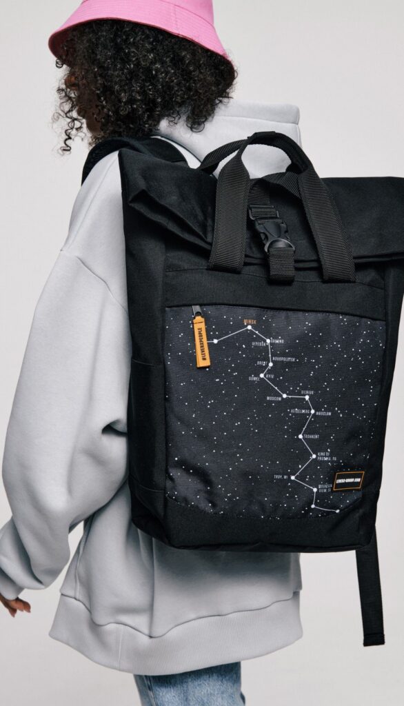Branded backpack