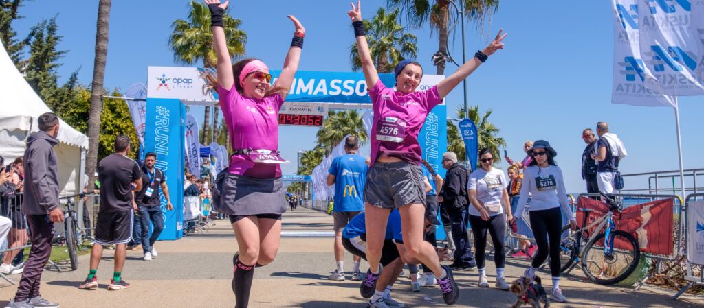 People in marathon gear