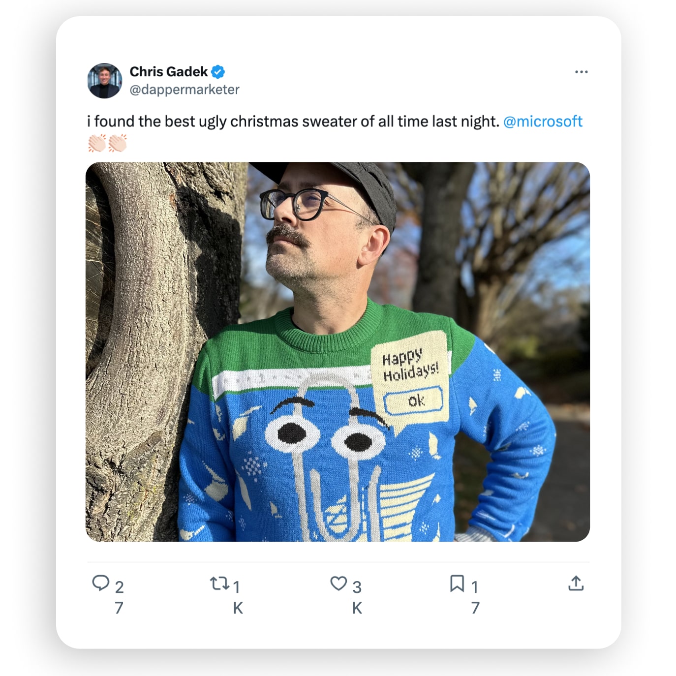 Microsoft ugly Christmas sweater reviews
