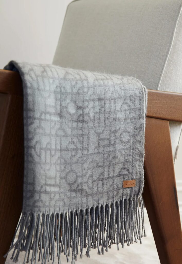 Custom wool blanket