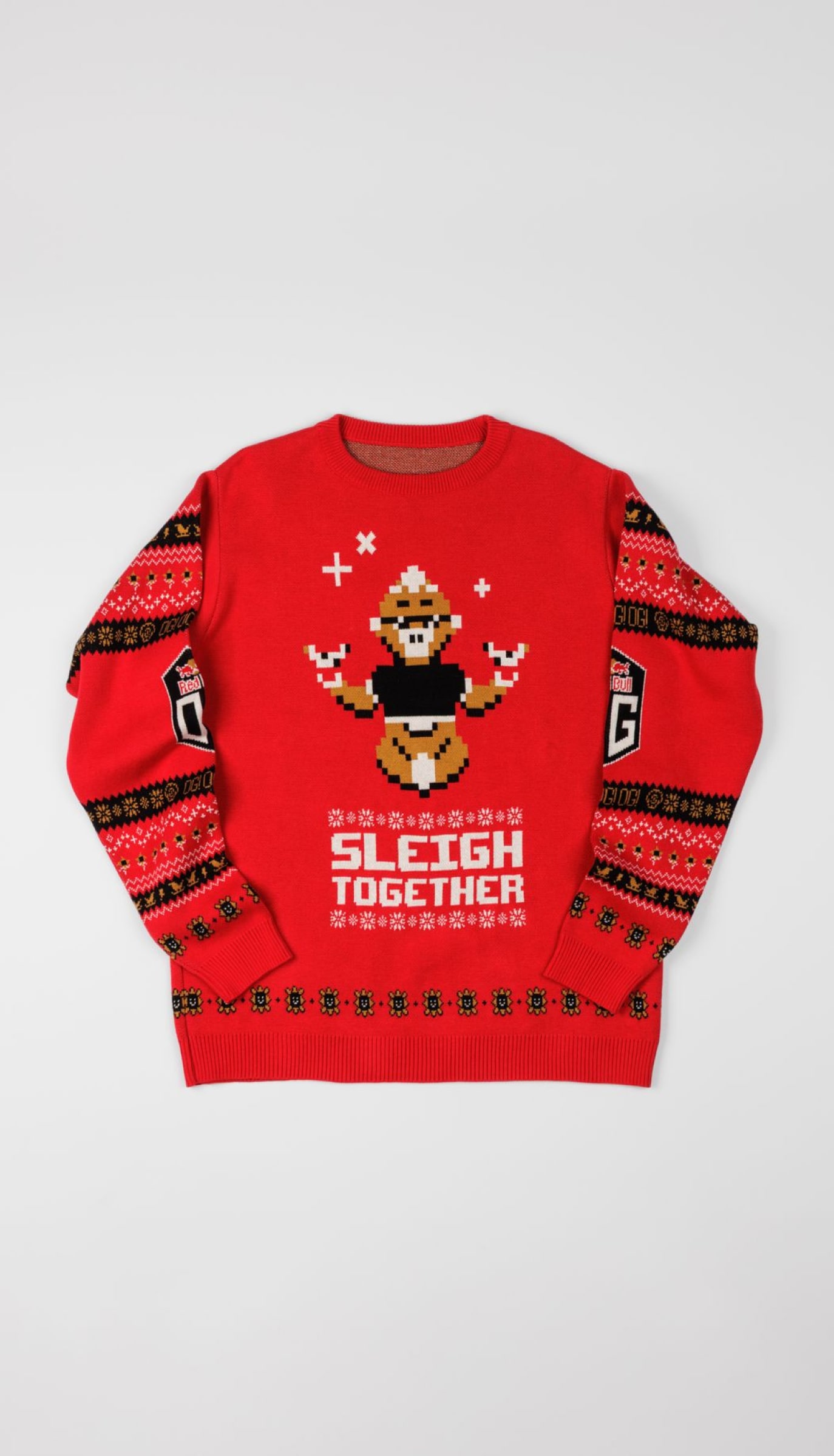 Corporate holiday sweater for a custom Christmas box