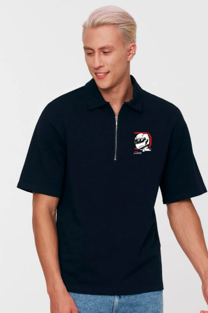 Branded polo T-shirt
