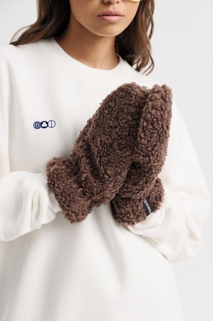 Custom teddy mittens