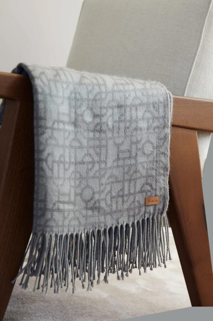 Custom wool blanket