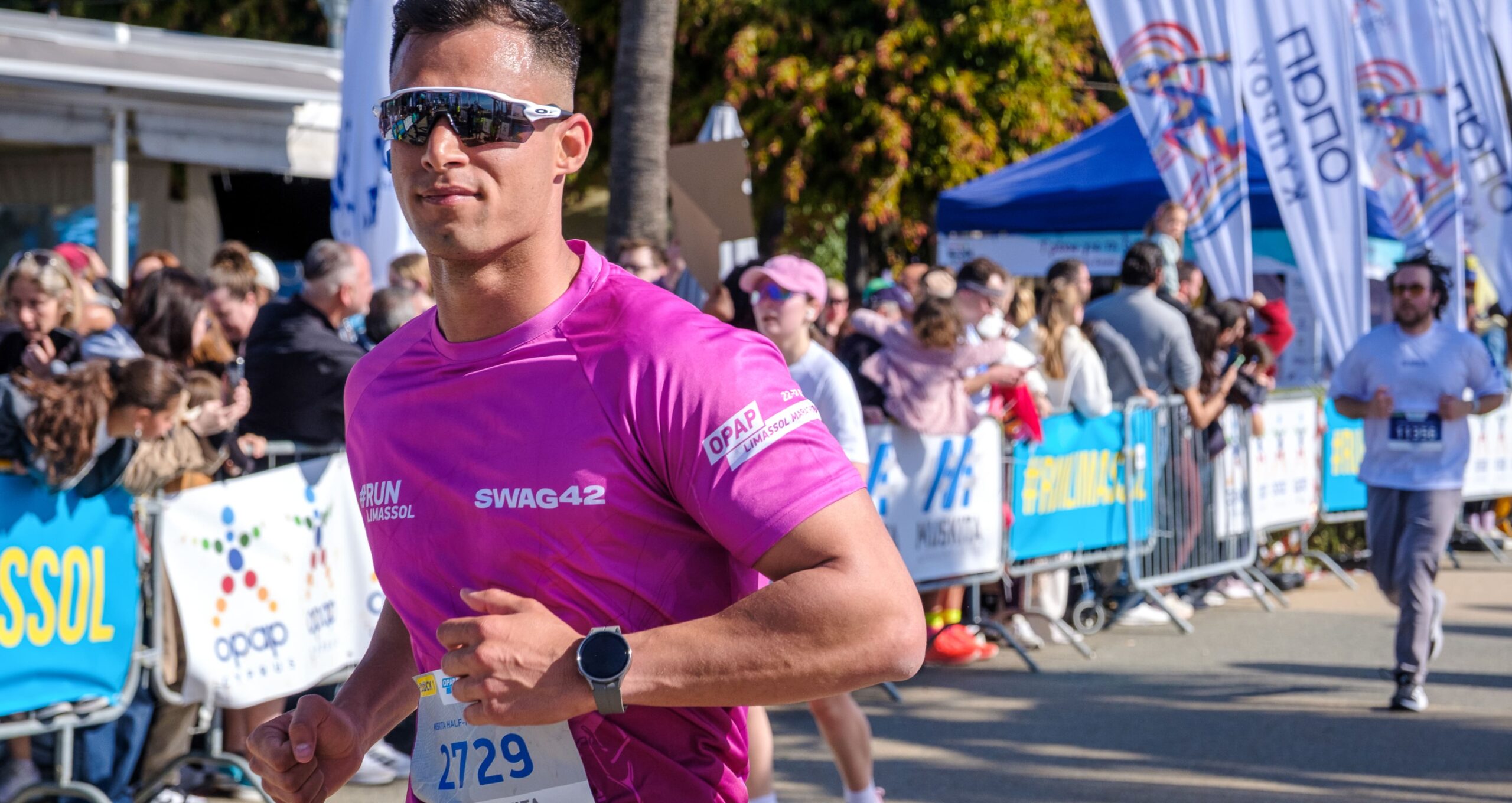 Swag42 was the official marathon gear partner of the Limassol Marathon