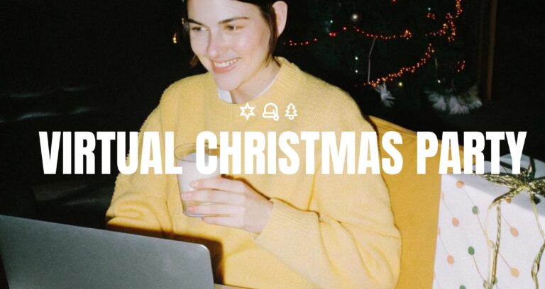 Virtual corporate Christmas party: online quest with bonus-point gifts