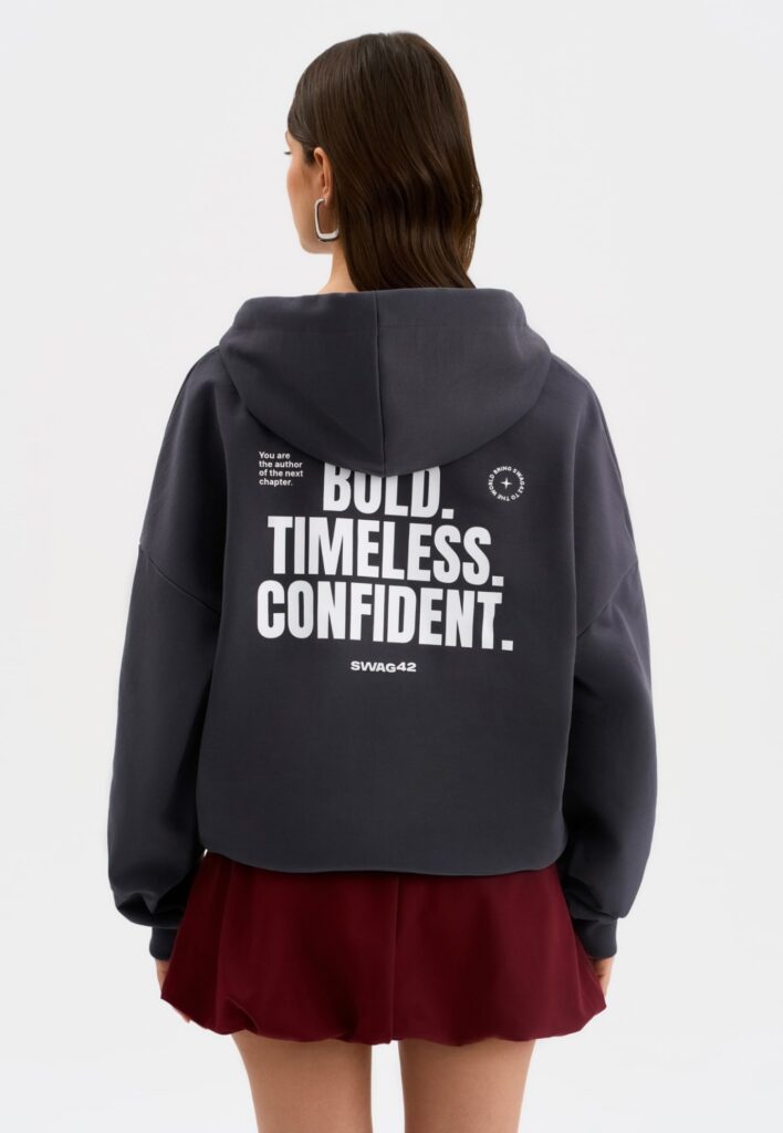 Branded hoodie