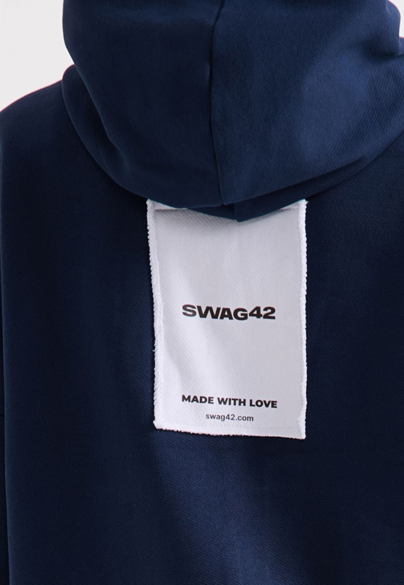 Custom Swag42 patch for a hoodie