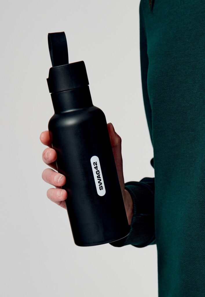 Branded water bottle