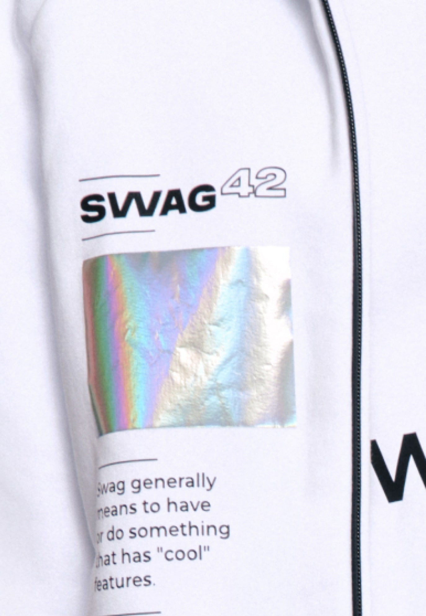 Holpgraphic print for design merch