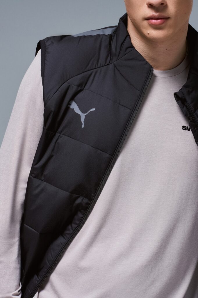 Branded vest jacket