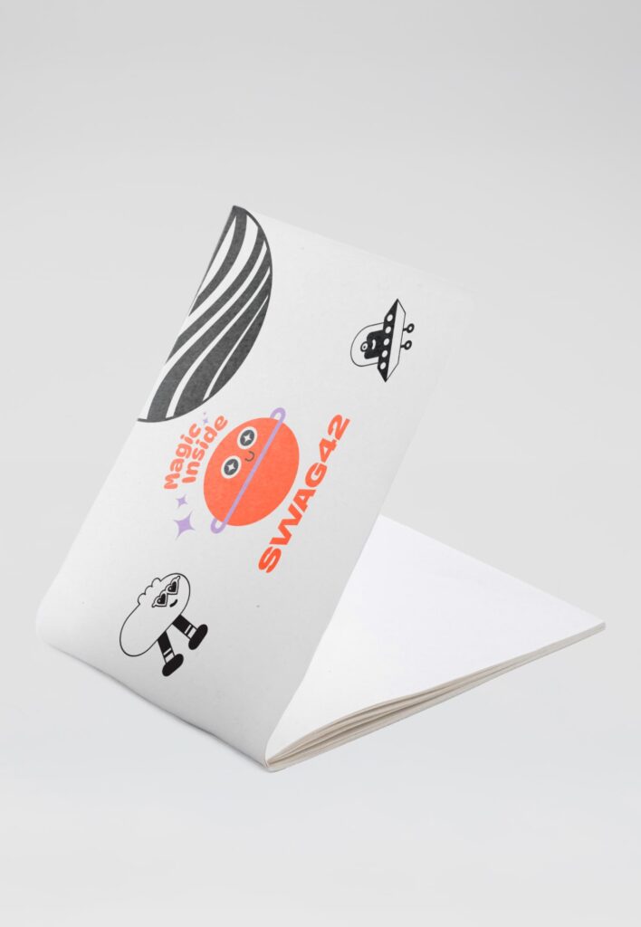 Branded notebook
