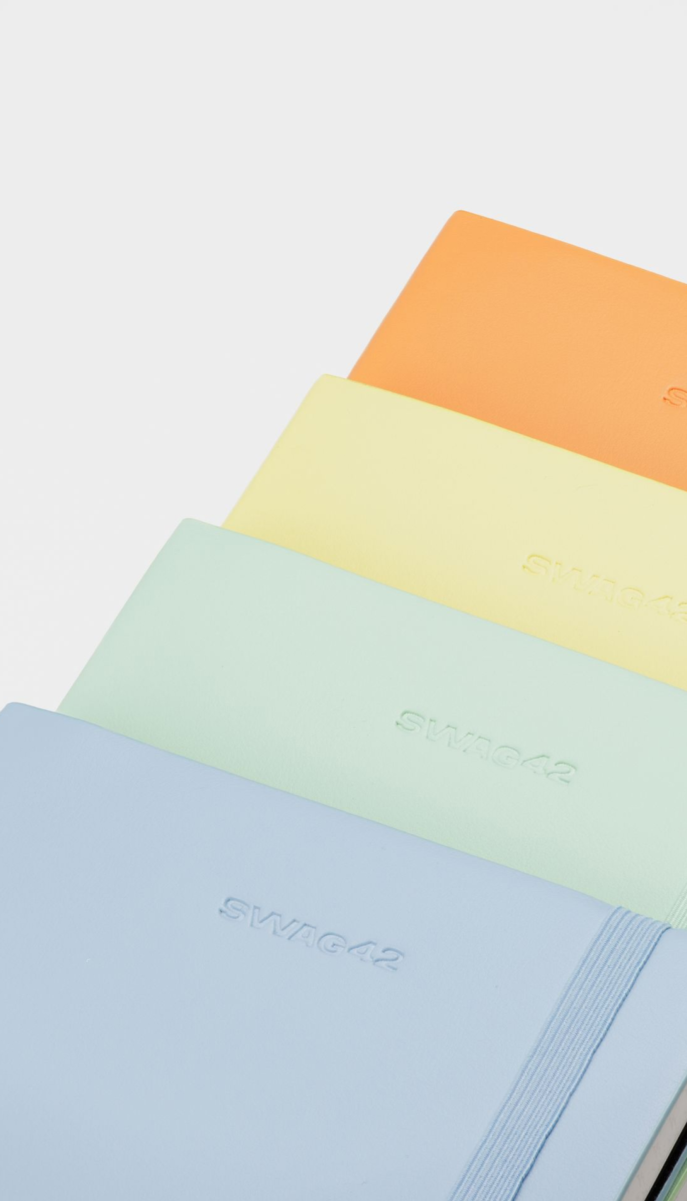 Hugo Boss notebook a5 in pastel colors with custom logo