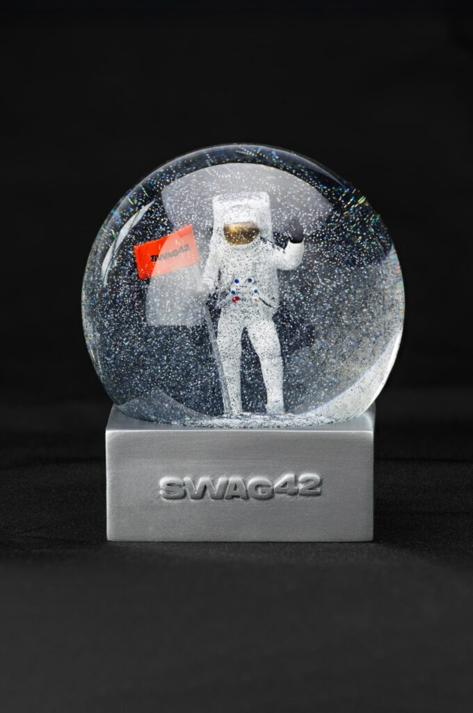 Branded snow globe