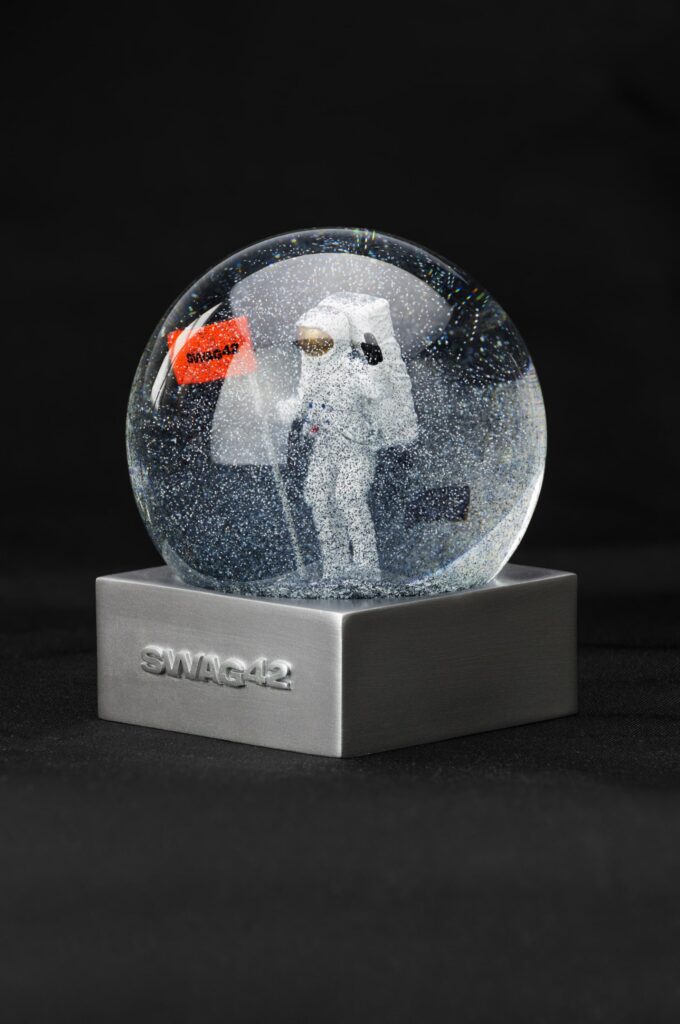 Branded snow globe