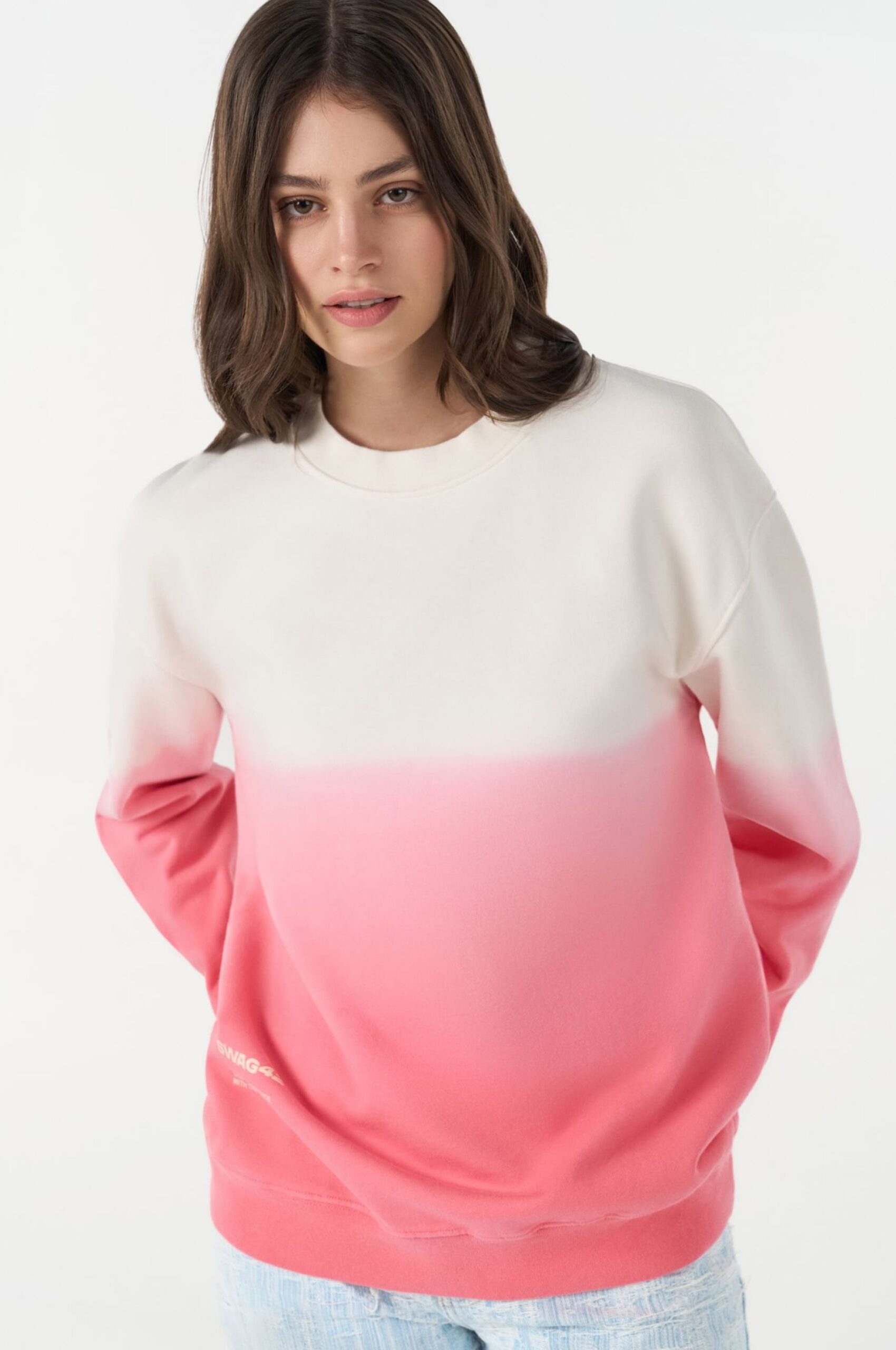 Organic cotton gradient customized sweatshirt