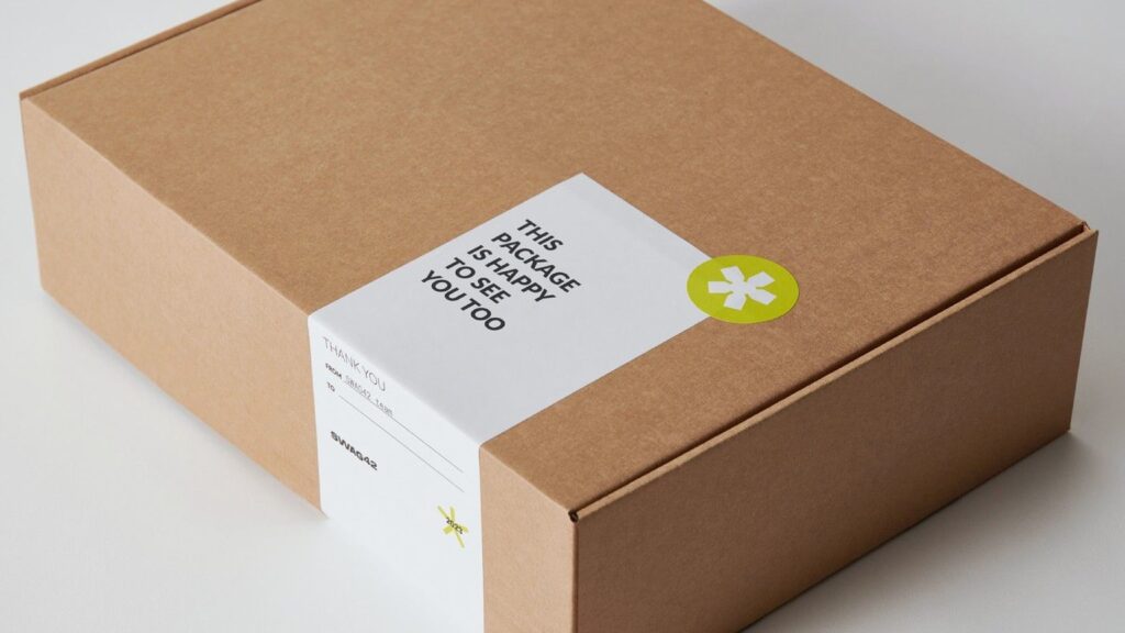 Corporate gift box packaging