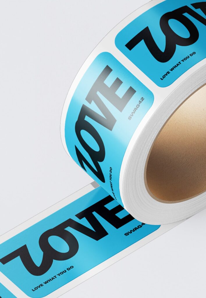 Branded stickers
