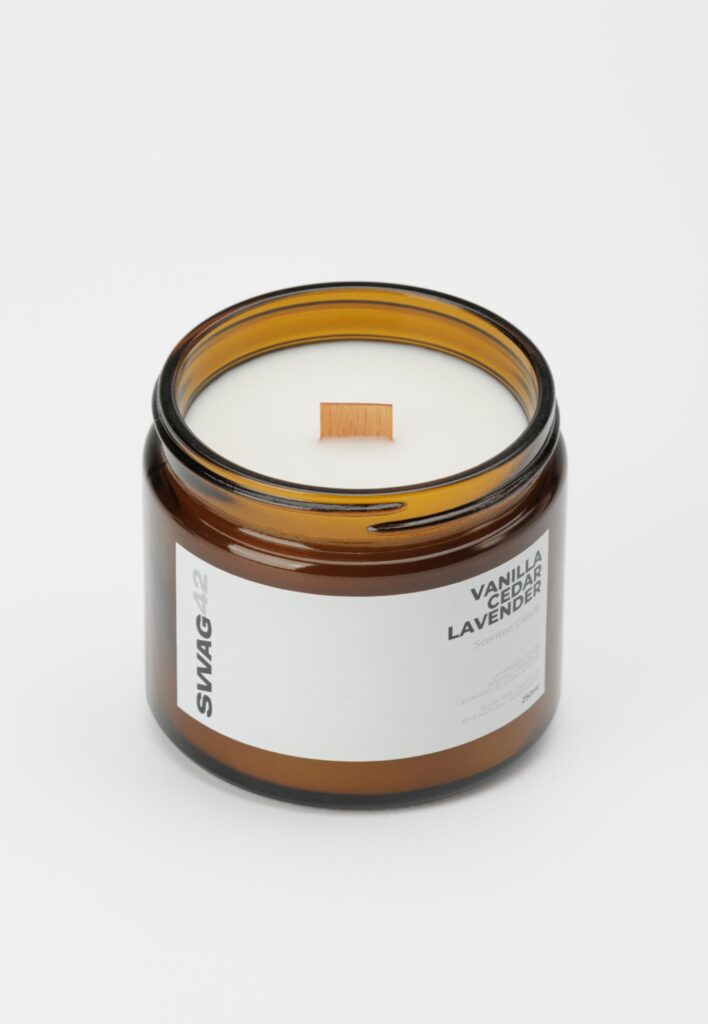 Branded aroma candle