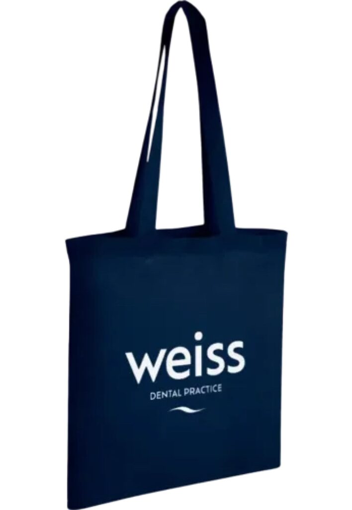 Corporate swag: custom tote bag