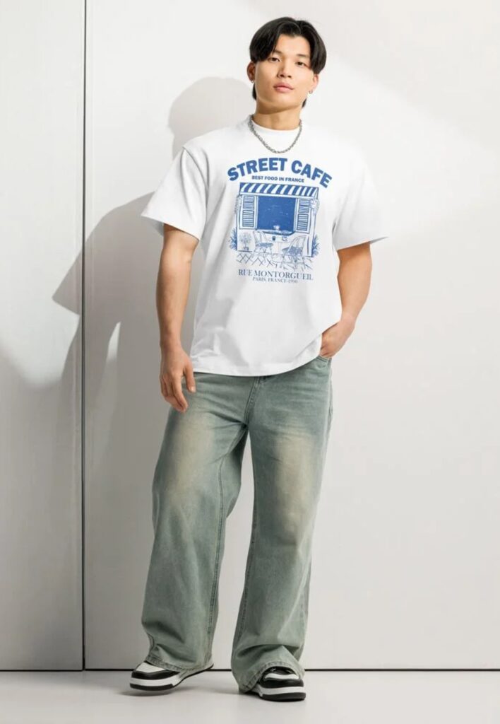 Corporate swag: branded T-shirt
