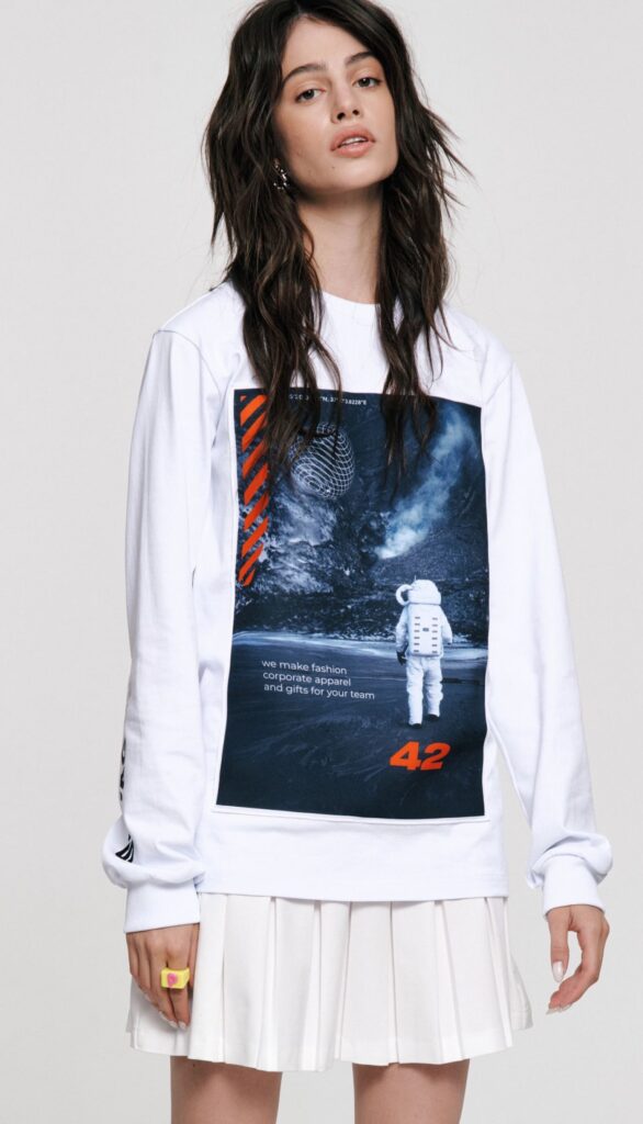 Branded corporate swag: long sleeve