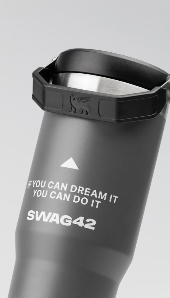 Stanley branded tumbler