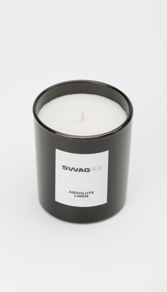Branded aroma candle