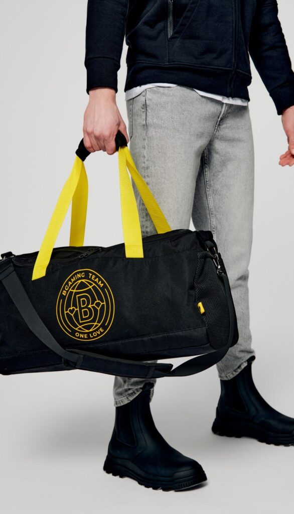 Branded sports bag